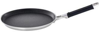 Rösle 'Silence Pro' Crêpes-Pfanne, Edelstahl schwarz, Ø 28 cm
