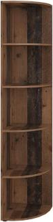 Vicco 'Ecki' Eckregal, Spanplatte antikholz, 40 x 40 x 180 cm