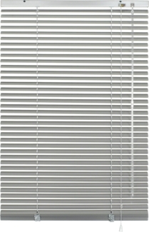 GARDINIA Alu-Jalousie, Sicht, 25 mm, Silber, 175x70 cm