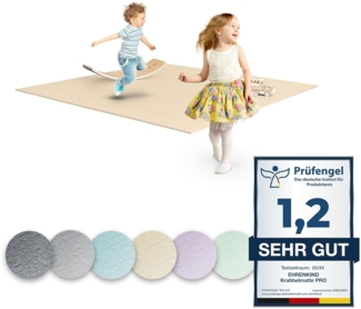 Ehrenkind® Krabbelmatte PRO | Extra dick und soft | Made in Germany | Oeko-Tex 100 | Größe 180x120 cm BEIGE