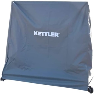 KETTLER Tischtennis Abdeckhaube, Polyester grau, 160 x 80 / 25 x 150 cm
