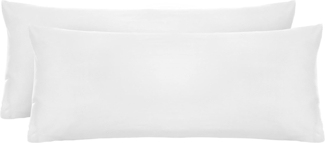 biberna Feinjersey-Kopfkissenbezug 0077144, weiß, 2x 40x80 cm
