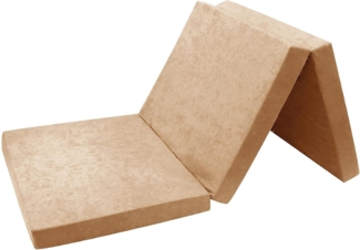 Klappmatratze Gästematratze XML - 195 x 60 x 9 cm W389_XM FORTISLINE (Beige)
