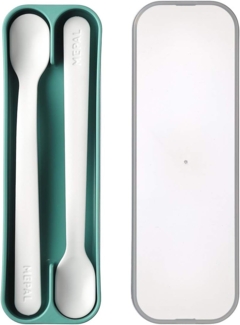 Mepal MIO Fütterlöffel deep turquoise 2er Set - A