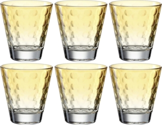 Leonardo OPTIC Trinkglas klein 215 ml Pastell apricot 6er Set - A