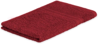 Exklusiv Heimtextil Gästehandtuch Frottier 500 g/m² 30 x 50 cm Bordeaux