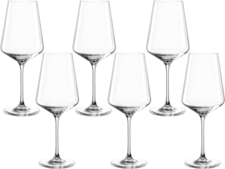 LEONARDO HOME PUCCINI Weinglas, Glas, klar, 6. 4 cm, 6 Gläser