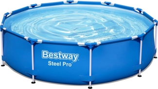Bestway 'Steel Pro' Frame Pool, ohne Filterpumpe, Stahl / Kunststoff blau, Ø 305 x H 76 cm