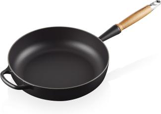 Le Creuset Gusseisen Saute Pfanne 28 cm schwarz