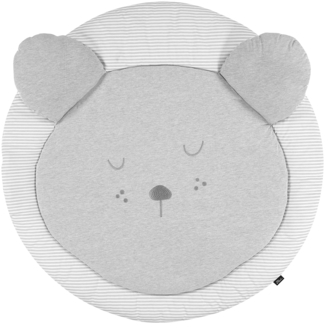 Alvi Krabbeldecke rund Faces 3D mit Ohren