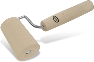 Dr. Oetker Teigroller aus Holz – Teigrolle aus hochwertigem Buchenholz – Perfekt für runde und eckige Formen – ca. 18x7 cm, Rolle Durchmesser ca. 4,5 cm