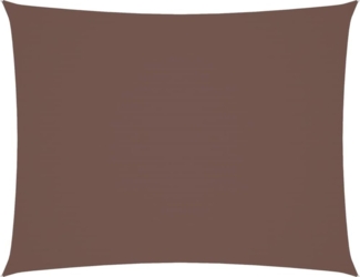 vidaXL Sonnensegel Oxford-Gewebe rechteckig 3x6 m Braun