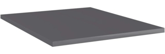 vidaXL Bücherregal-Bretter 8 Stk. Hochglanz-Grau 40x50x1,5 cm 805201