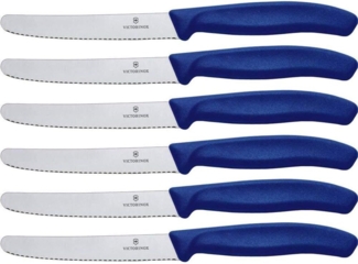 Victorinox Swiss Classic Tafelmesser 6 tlg. blau