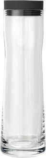 blomus SPLASH Wasserkaraffe, Magnet, Edelstahl poliert, Glas klar, Silikon, H 29. 5 cm, Ø 9 cm, V 1 l, 63785