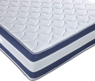 Arensberger ® 'Relaxx' 7 Zonen Wellness Matratze mit 3D-Memory Foam, Raumgewicht 50 kg/m³, DREI Schichten: Kaltschaum + Visco Smart Schaum + Gel Schaum, 180x200 cm, Höhe 25cm