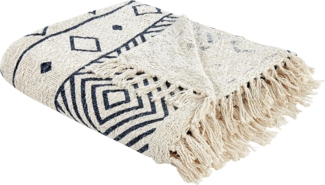 Kuscheldecke NAJUY Baumwolle 150 x 200 cm Beige