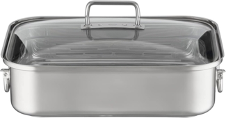 Rösle Expertiso Bräter rechteckig 38x28 cm mit Deckel