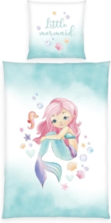 Herding Young Collection Wendebettwäsche Little Mermaid, Renforcé, 2 teilig, mit liebevollem Motiv