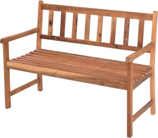 Estexo Gartenbank, 2-Sitzer, Akazienholz massiv, 118 x 57 x 91 cm