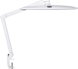 MAUL 'MAULwork' LED-Arbeitsleuchte mit Klemmfuß, dimmbar, Metall weiß