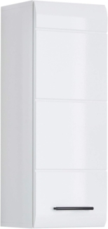 Badmöbel Hängeschrank Skin Hochglanz weiß
