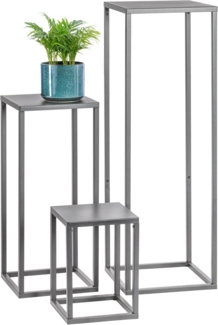 bremermann Blumenhocker 3er-Set, Metall-Blumenhocker, Blumensäule