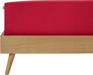 Schiesser Spannbettlaken Elli - 97/3 - 100 x 200 cm - Rot