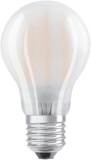 OSRAM Dimmbare Filament LED Lampe mit E27 Sockel, Kaltweiss (4000K), klassische Birnenform, 9W, Ersatz für 75W-Glühbirne, matt, LED Retrofit CLASSIC A DIM, 1 Stück (1er Pack)