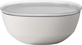 Mepal SILUETA Servierschale mit Deckel 5000 ml Nordic White