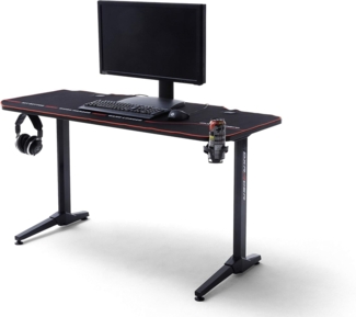 'DX-Racer' Gamingtisch, schwarz, 140 x 75 x 66 cm