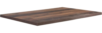 FORTE Tables Arbeitsplatte, Holzwerkstoff, Braun, 140 x 3,8 x 90 cm