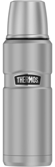 Thermos 4003. 205. 047 Isolierflasche Stainless King, 0,47 L, Edelstahl mattiert