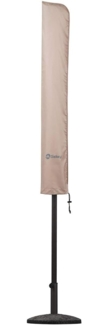 Sekey Schutzhülle für 140x25,5 cm/27 cm Sonnenschirm, Abdeckhauben für Sonnenschirm,100% Polyester, Taupe