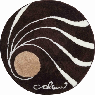 GRUND COLANI 18 Badematte Rund 80 cm, Braun