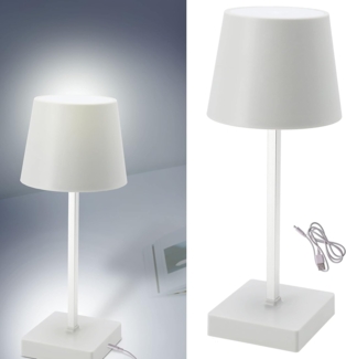LED Tischleuchte, Akku, Touchfunktion, dimmbar, H 26 cm