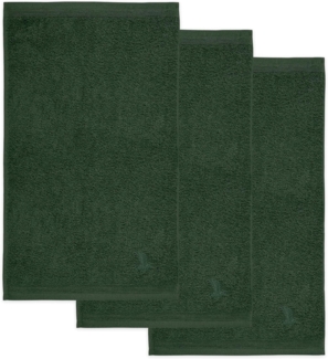 Möve Superwuschel Gästetuch 30x50 cm aus 100% Baumwolle, Cypress 3er Set
