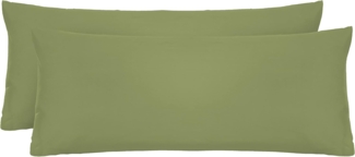 biberna Feinjersey-Kopfkissenbezug 0077144, fichte, 2x 40x60cm