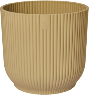 Elho Vibes Fold Rund Blumentopf, Buttergelb, 16 cm