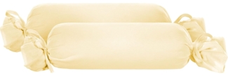 biberna Feinjersey-Kopfkissenbezug, gelb, 15x40 cm