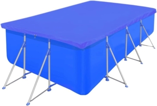 vidaXL Poolabdeckung rechteckig, Polyethylen blau, 540 x 270 x 10 cm