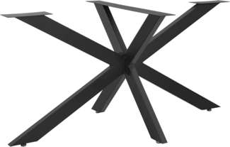 Tischgestell Oberau 150x78x71 cm Schwarz [en. casa]