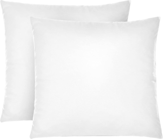 biberna Feinjersey-Kopfkissenbezug 0077144, weiß, 2x 40x40 cm
