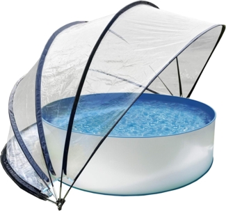 Steinbach Pooldach Cabrio Dome, schwarz, 440x220 cm