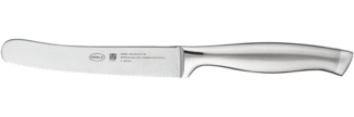 RÖSLE Frühstücksmesser Basic Line, Hochwertiges Buttermesser oder Brotzeitmesser zum Schneiden und Bestreichen von Brötchen oder Brot, Klingenspezialstahl, Edelstahl 18/10, ergonomischer Griff