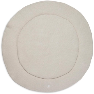 Jollein Basic Knit Laufstallteppich Rund Ø 95cm Nougat Beige