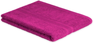 Exklusiv Heimtextil Badetuch Frottier 500 g/m² 80 x 200 cm Pink