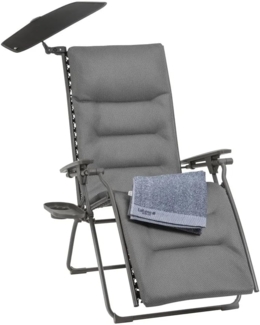 Lafuma Relaxliege BeComfort Evolution grau + Zubehör