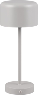 Reality Leuchten 'Jeff' Tischleuchte, Metall Ultimate Grau, 30cm