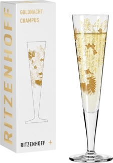 Ritzenhoff 1071032 Champagnerglas #32 GOLDNACHT Maggie Enterrios 2023 in Geschenkbox